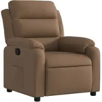 vidaXL Relaxsessel Braun Stoff