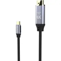 Inca ITCH-20 Videokabel-Adapter 2 m USB Typ-C HDMI Schwarz, Silber