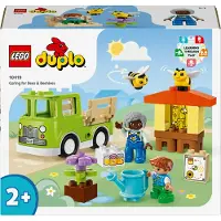 LEGO DUPLO Town Imkerei und Bienenstöcke, Lernspielzeug für Kleinkinder mit 2 Figuren und einem fahrbaren LKW, Set zum Bauen und Umbauen, Spielzeug für Kleinkinder ab 2 Jahren 10419
