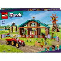 LEGO Friends Auffangstation für Farmtiere, Bauernhof-Spielzeug mit 3 Figuren und 5 Tieren, plus Traktor, Obst und Gemüse, Geschenk für Mädchen und Jungen ab 6 Jahren 42617
