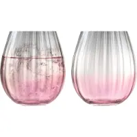 LSA International Tumbler L.S.A. Dusk Pink 425 ml (Set von 2 Stück)