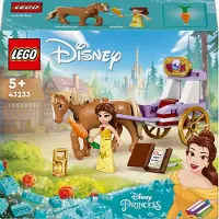 LEGO Disney Princess Belles Pferdekutsche, Prinzessinnen-Set mit Pferde-Spielzeug und Puppe, Kutsche mit Pferdefigur zum Disney Film Die Schöne und das Biest, Geschenk für Mädchen und Jungen 43233