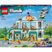 LEGO Friends Heartlake City Krankenhaus, Set mit Spielzeug-Hubschrauber und Figuren inkl. Autumn und Hund, Arzt-Spielzeug für Kinder, Geschenk für Mädchen und Jungen ab 7 Jahren 42621