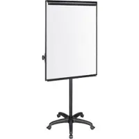 BI-Office magnetisches und mobiles Flipchart Schwarz 70x100cm