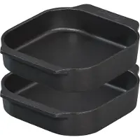 Enders Guss-Schalen 2er-Set aus Gusseisen Tapas Auflauf-Form Küchen Zubehör