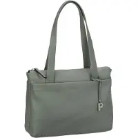 PICARD Schultertasche Timeless Shopper Kiesel grau