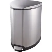 EKO - Grace Treteimer 25 Liter - Stainless steel Plastic - Matt Edelstahl