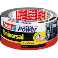 TESA Universaltape Extra Power, schwarz, 25 m