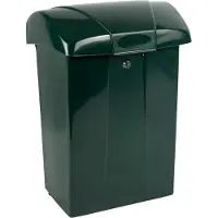 Talentools Briefkasten Kunststoff grün abschließbar für Wand oder Pfosten (groen)