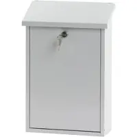 V-Part Briefkasten 31024896 Verzinkter Stahl Weiss