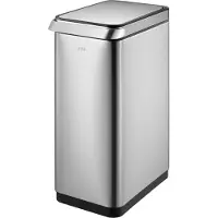 EKO - Abfalleimer Touch Bar 30 Liter - Stainless steel Plastic - Matt Edelstahl