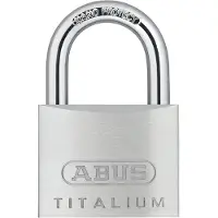 ABUS Vorhängeschloss Titalium 64ti 60 - 60 mm - grau