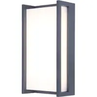 Lutec Design outdoor lamp Qubo anthracite