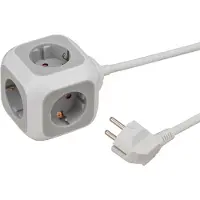 Brennenstuhl 1150090, 1,4 m, Drinnen, IP20, Weiß, 4 AC-Ausgänge, 230 V