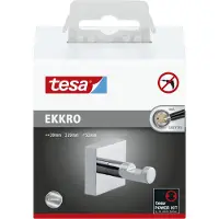 TESA EKKRO Handtuchhaken inkl. Klebelösung ohne Bohren