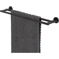 Tiger Handtuchhalter Noon Doppel Schwarz