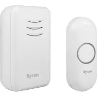 Byron Funk-Türklingelset 16 Melodien & 150Meter Reichweite, LED Anzeige auf Knopfdr...