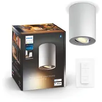 Philips Deckenstrahler Hue Pillar - White Ambiance 1-flammig weiß mit Schalter