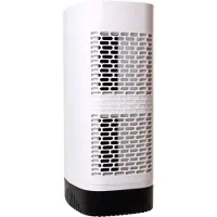 Qlima A 34 Luftreiniger 2-lagiger HEPA Filter - 32W - 34m³ - 3 Stands - Weiß - Air Purifier