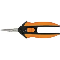 Fiskars SP13, Bypass, Schwarz, Orange, Edelstahl, Edelstahl, 140 mm, 43 g