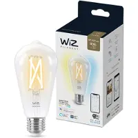 WiZ Connected WiZ Edison Filamentlampe - warmes bis kaltweißes Licht - E27 - Transparent