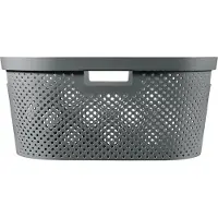 Curver Kosz na pranie Infinity Recycled 40L szary