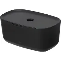 Tiger Tess Aufbewahrungsbox mit Deckel Schwarz/Anthrazit