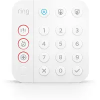Ring Alarm Keypad (2nd Gen), Alarmempfänger, Weiß, Wand, 100 mm, 23 mm, 149 mm