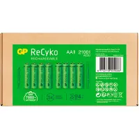 GP NiMH-Mignon-Akku ReCyko, HR06, 1,2V/2100mAh, 8 Stck