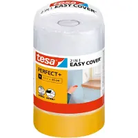 TESA Easy Cover PREMIUM 2in1 Malerband&Abdeckfolie - auffüllbar - M 33m:55cm