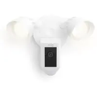 Ring Floodlight Cam Wired Plus, IP-Sicherheitskamera, Draußen, Kabellos, 2000 lm, 3000 K, Decke/Wand