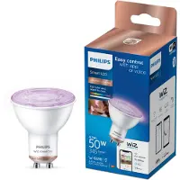 Philips Spot 50 W PAR16 GU10, Wi-Fi/Bluetooth, Wi-Fi 4 (802.11n), 802.11b, 802.11g, LED, GU10, PAR16, Multi