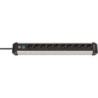 Brennenstuhl 1391030000, 3 m, Drinnen, Abgewinkelt, IP20, Aluminium, Schwarz, Silber
