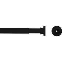 Little Tiger Press Tiger Seallux Douchegordijnstang 80-130 cm Zwart