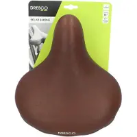 Dresco Urban XL Fahrradsattel 90° Sitzwinkel Braun