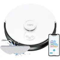 TP-LINK Tapo RV30, Beutellos, Schwarz, Grau, Weiß, Rund, 3 Rad/Räder, 0,4 l, 57 dB