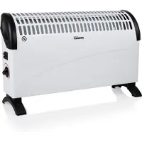 Tristar KA-5911 Konvektor-Heizung, Elektrischer Konvektor-Raumheizer, Drinnen, Flur, Weiß, Tasten, Drehregler, 1500 W