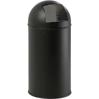 EKO - Pushcan 40 Liter - Steel - Matt Schwarz