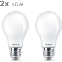 Philips 4,5W - E27 - 2700K - 470 lumen 2er-Set