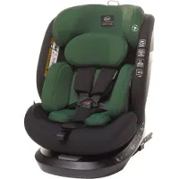 4Baby ROTO-FIX I-SIZE Kinderstiz drehbar mit ISOFIX ,Autositz 0-36kg, 40-150 cm, Reboarder kindersitz R129, einstellbare Kopfstütz, Dunkelgrün