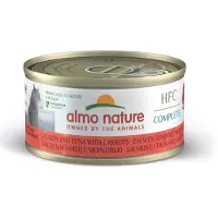 Almo Nature HFC Complete Lachs und Thunfisch mit Karotte Katzen-Nassfutter (70 g)