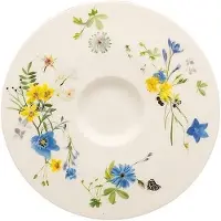 Rosenthal Espresso-Untertasse "Brillance" in Weiß/ Gelb/ Blau - Ø 12 cm - onesize
