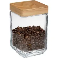 5 Five Five Quadratisches Glasgefäß 1.7l Durchsichtig Durchsichtig One Size