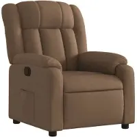 vidaXL Relaxsessel Braun Stoff