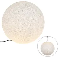 QAZQA Moderne Außenleuchte Grau 56 cm IP65 Nura