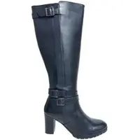 Custom Made Damenstiefel Gosford Schwarz Wadengröße 37,5 cm-Schuhgröße 43