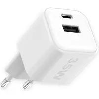Fontastic Netzteil MINI GaNto 35W Type-C PD + USB-A FC weiß