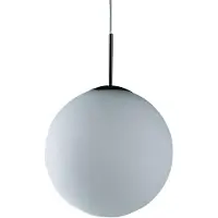 LINDBY Marike Pendelleuchte Ø35 Opal/Nickel - , Marike, dimmbar, Weiß, für Wohnzimmer, Glas, Modern