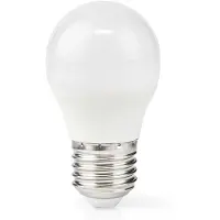 Nedis LBE27G452, 4,9 W, E27, 470 lm, 15000 h, Warmweiß
