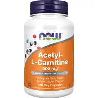 Now Acetyl-L-Carnitin 500 mg 100 St Kapseln